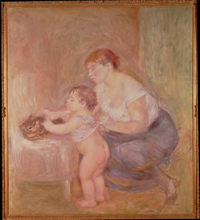 Mother and Child by Pierre Auguste Renoir